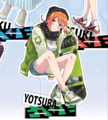 5등분의 신부 캐랏토 복권 Land a trick 네잎 아크릴 스탠드