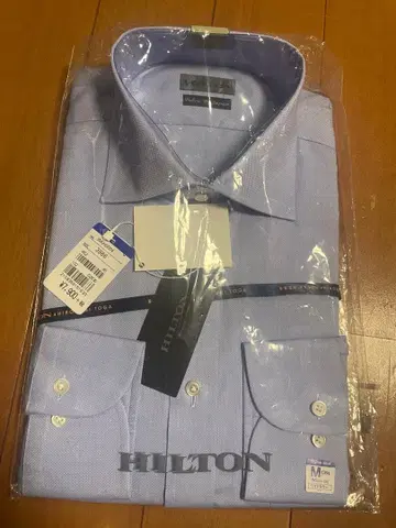 HILTON 스타일리시 셔츠 M (39) 라이트 블루