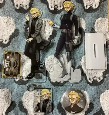 Dr.STONE 스탠리 아크릴 스탠드 아크릴 키링 캔뱃지