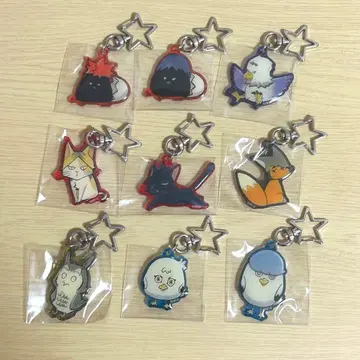 하이큐 애니멀 아크릴 캔디 참 9개 세트