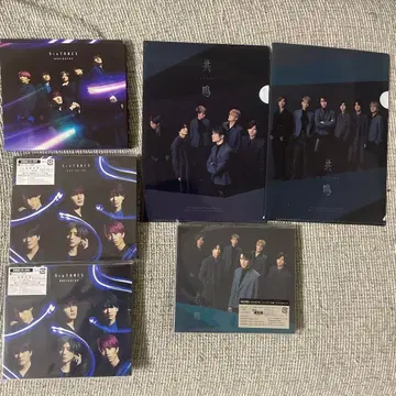 SixTONES 공명 초회B NAVIGATOR 3형태 클리어 파일 2매