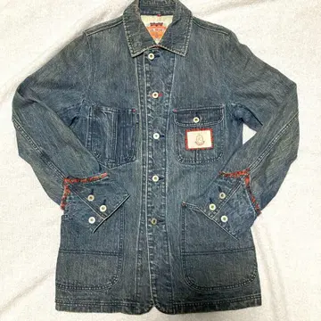 칼 헬무트 Karl Helmut 데님 커버올 자수 로고