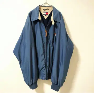 스윙탑 블루종 구제 의류 TOMMY HILFIGER 구 로고