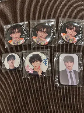 INI 고토 타케루 캔 배지