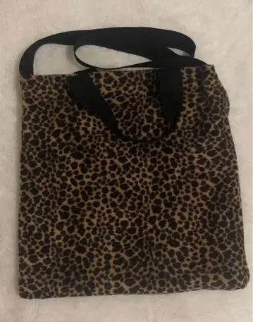 BEAMS BOY x TWEED MILL 레오파드 무늬 숄더백