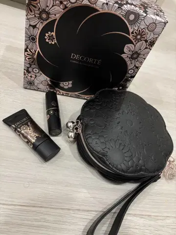 데콜테 이터널 블루밍 파우치 립 베이스 파우치 상자 세트