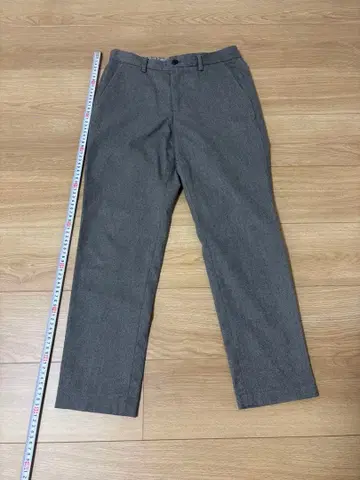 그레이 슬랙스 허리밴딩 포함