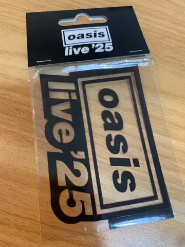 미개봉 새상품 oasis 스티커 Live'25 오아시스 Black 완판템