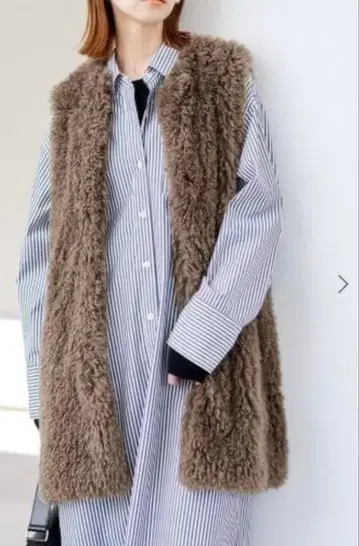 JOURNAL STANDARD 저널 스탠다드 퍼 베스트 코트