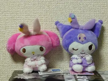 산리오 캐릭터즈 넴넴 드림인형 마스코트 쿠로미 마이멜로디