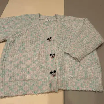 MICKEY / 페이스 버튼 가디건 / 미키