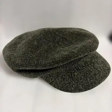 다크 그레이 니트 헌팅 캡