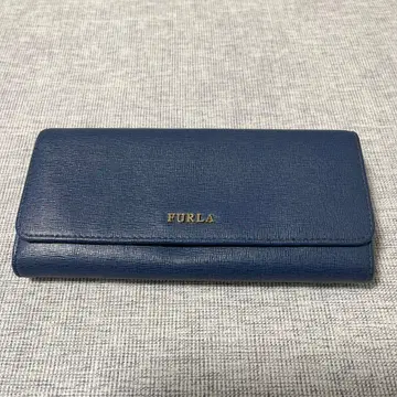 FURLA 네이비 장지갑
