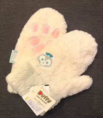 택 포함 새상품! 젤라토니 복슬복슬 장갑 발바닥 Disney 디즈니씨