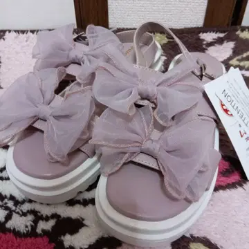 샌들 핑크 리본 2개