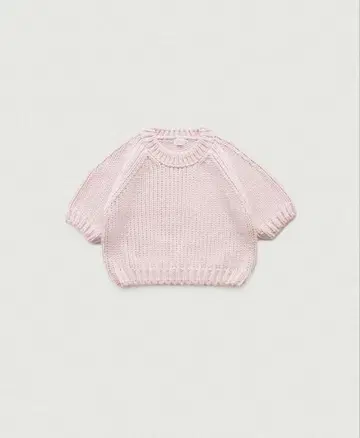 TheBarnnet 새상품급 핑크 니트 스웨터 반팔