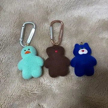 mojojojo 펠트제 캐릭터 키링 세트