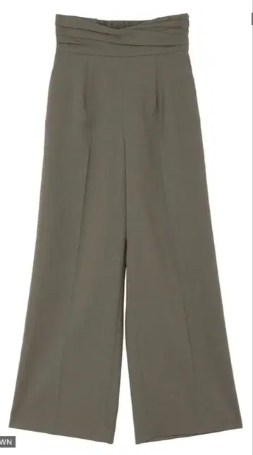 LAGUNAMOON 허리 턱 크로스 팬츠