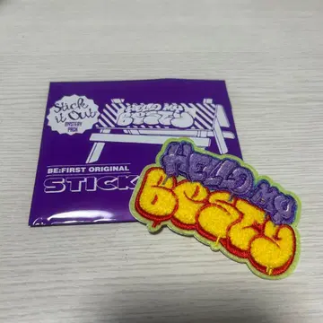 BE:FIRST 모코모코 자수 스티커 Hello My BESTY