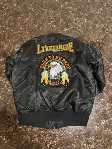 TYPE MA-1 자켓 독수리 자수 패치