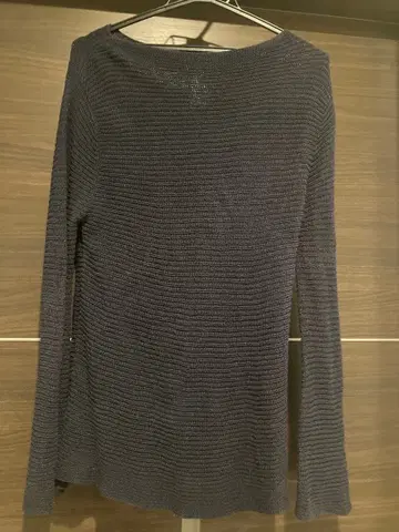 DEUXIEME CLASSE 네이비 긴팔 썸머 니트