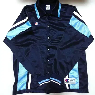 Champion 챔피온 네이비 블루 저지 트랙 자켓