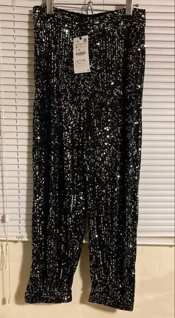 ZARA 스팽글 팬츠 M
