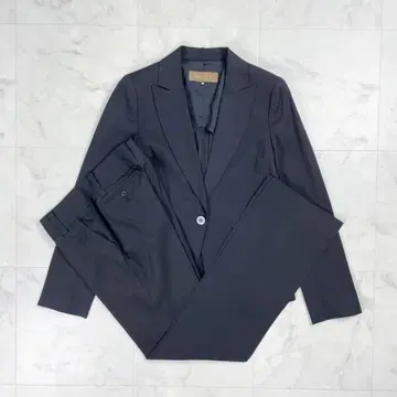 새상품급 Ballsey 스트라이프 셋업 블랙 사이즈 38*HD175