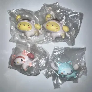 산리오 아기 고양이 대행진 마이멜로디 시나몬 폼폼푸딩