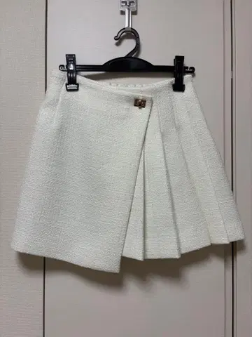 2025SS 리랜드트루 트위드 플리츠 스커트 스코트