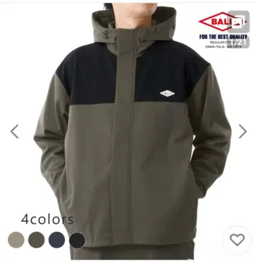 BALL 후드 부착 마운틴 파카 올리브