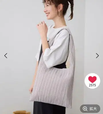 LEPSIM 라메 플리츠 원숄더