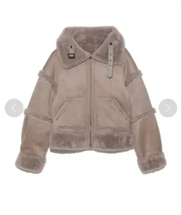 snidel 리버서블 보아 봄버 자켓