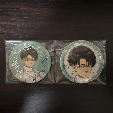 진격의 거인 POP UP SHOP 화이트 코디 시리즈 캔뱃지 리바이