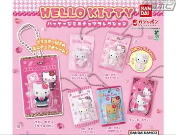 헬로키티 패키지 미니어처 컬렉션 4개 세트