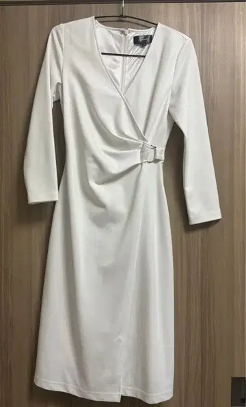 Trinity 화이트 랩 드레스 XS