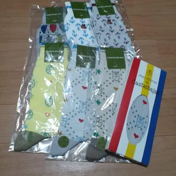 CASTELBAJAC 컬러풀 양말 7족 세트(25~27cm)
