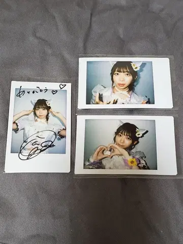 와-스타 마츠다 미사토 폴라로이드 사인입