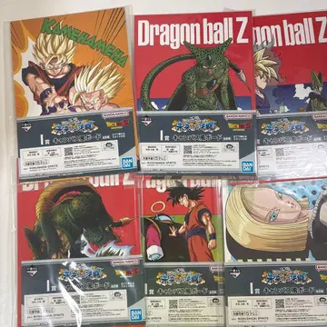 드래곤볼 Z 제일복권 캔버스풍 보드 6장 세트