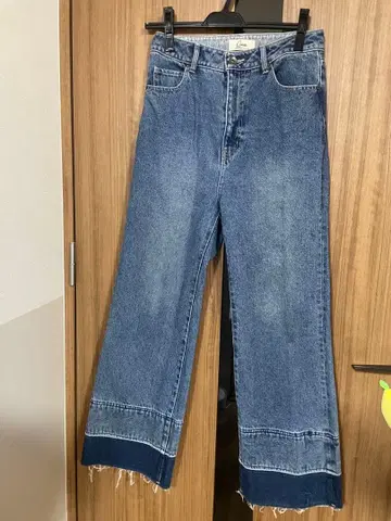 콜라주 개럴개런트 배색 데님