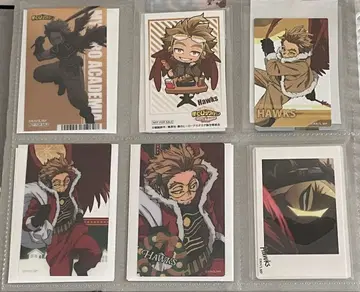 나의 히어로 아카데미아 히로아카 클리어 카드 종이류 호크스 4