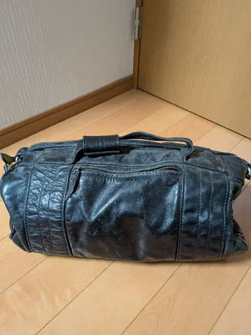 랑그리츠 가죽 블랙 가죽 백