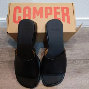 CAMPER 블랙 샌들 23cm