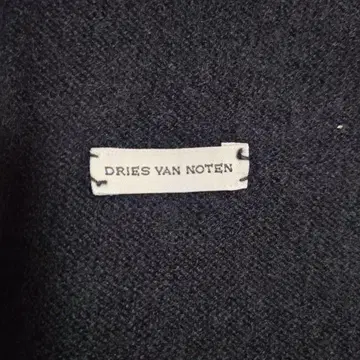 DRIES VAN NOTEN 대형 무지 블랙스톨