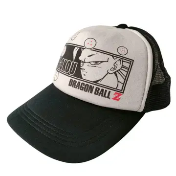 00s 드래곤볼 Z 손오공 프린트 메쉬 캡 블랙 화이트 Y2K