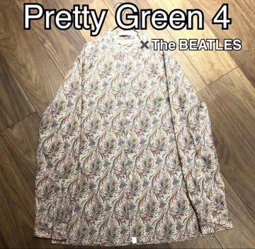 프리티 그린 더 비틀즈 페이즐리 올 패턴 보타니컬