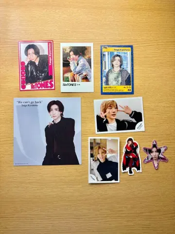 SixTONES 쿄모토 타이가 트레이딩 카드&스티커 세트