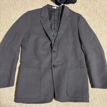 블랙 테일러드 자켓