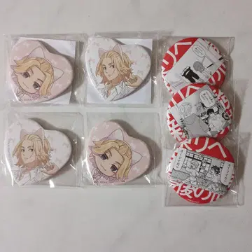 도쿄 리벤저스 난자타운 사노 만지로 마이키 하트 캔뱃지