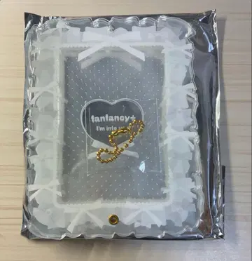 후쿠야 아크릴 프레임 포토 카드 아크릴 프레임 미니 리본 화이트